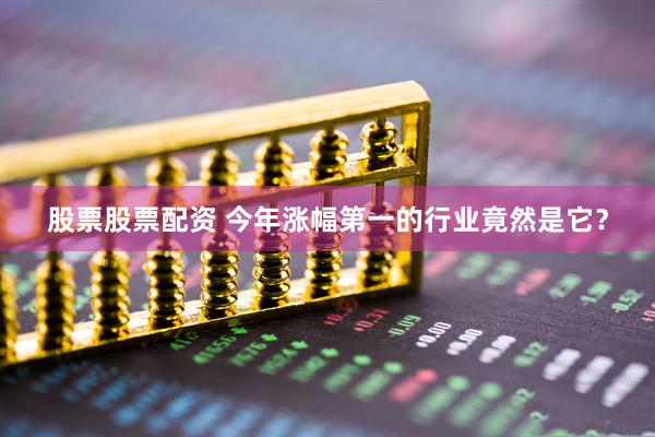 股票股票配资 今年涨幅第一的行业竟然是它？
